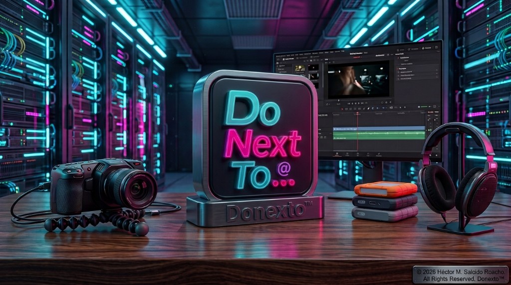 Estación Donexto™ — Do Next To…, © 2026 Héctor M. Salcido Roacho